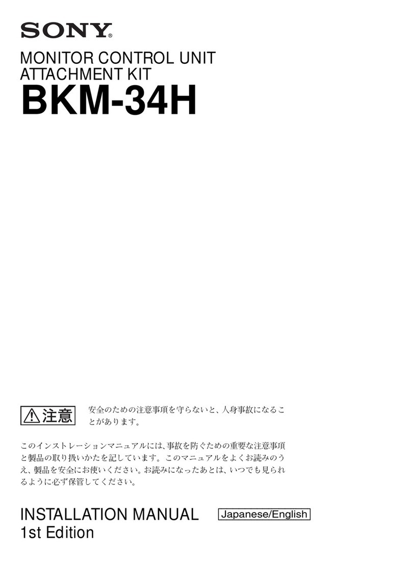Sony BKM-34H User manual
