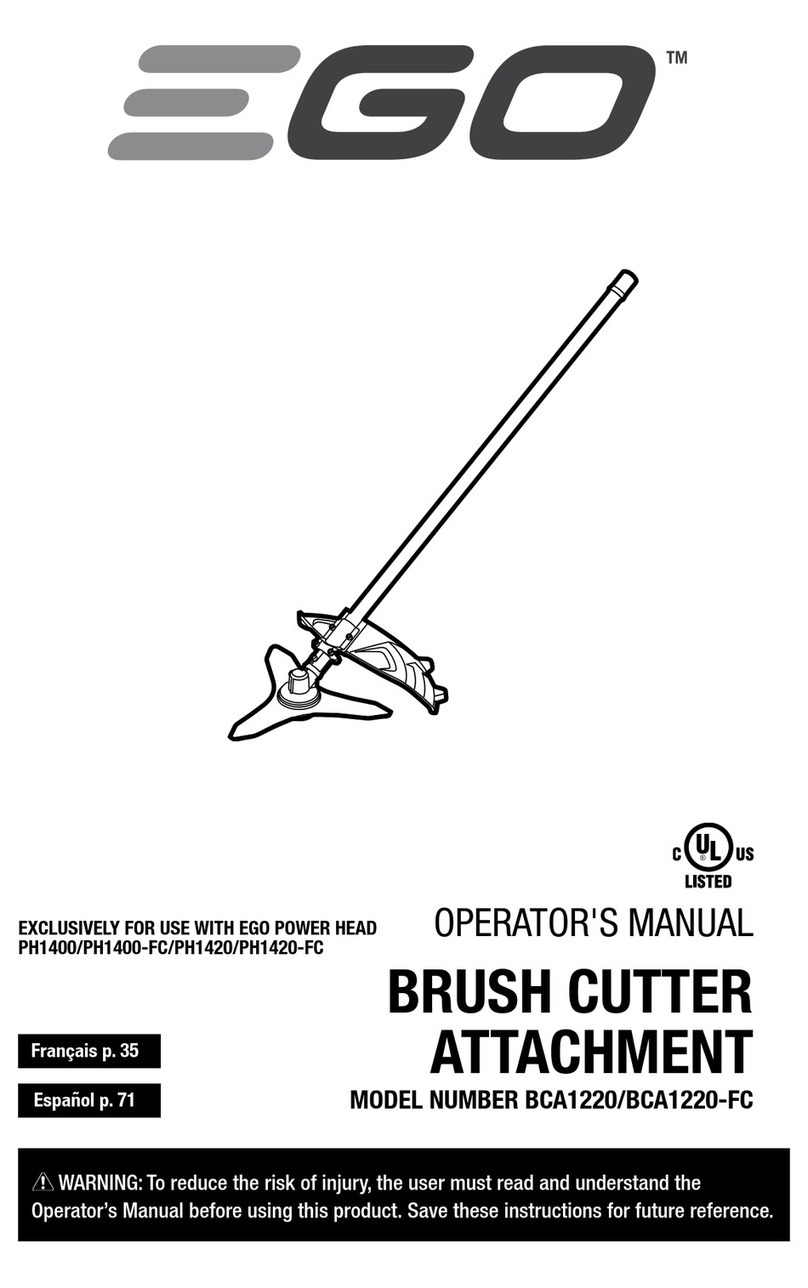 EGO BCA1220 User manual