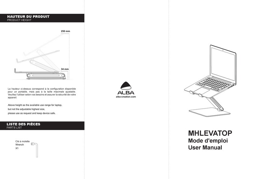 Alba MHLEVATOP user manual