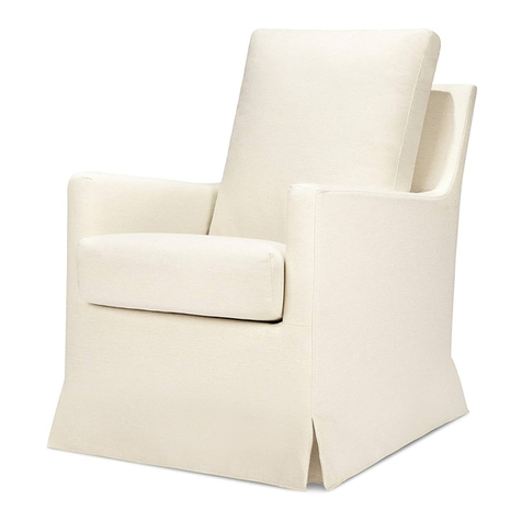 DaVinci WINNIE SLIPCOVER SWIVEL GLIDER Maintenance manual