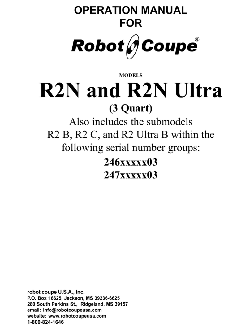 Robot Coupe R2N Ultra User manual
