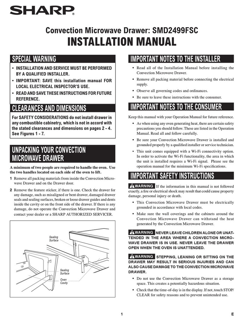 Sharp SMD2499FSC User manual