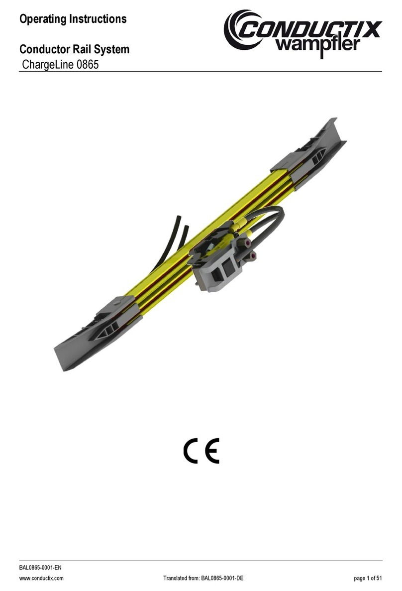 Conductix-Wampfler ChargeLine 0865 operating instructions