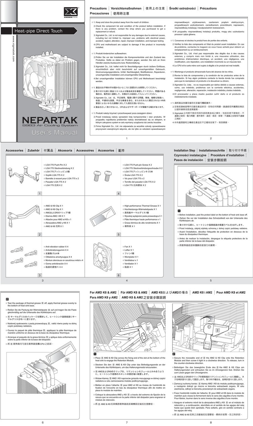 Xigmatek NEPARTAK S983 manual