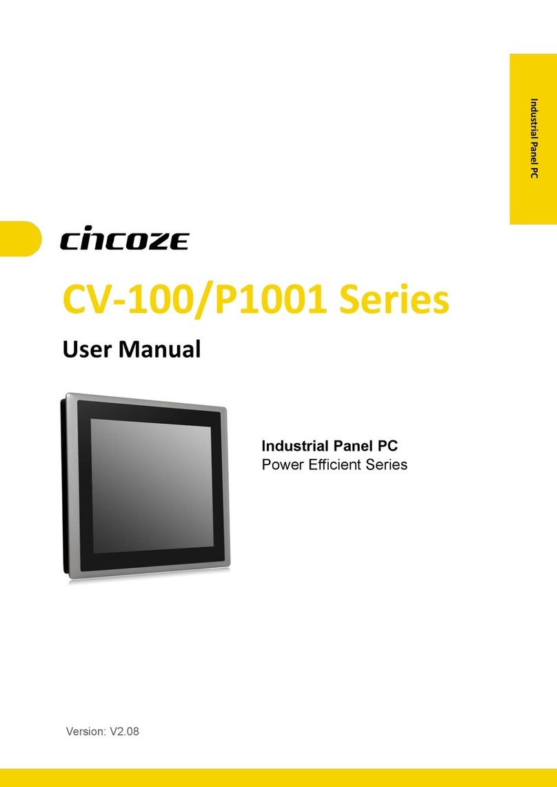 Cincoze CV-100/P1001 Series User manual
