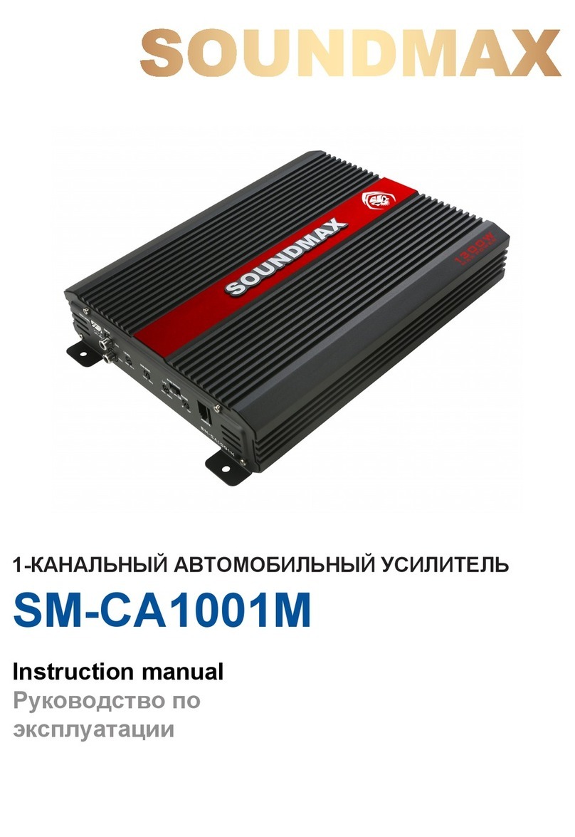SoundMax SM-CA1001M instruction manual
