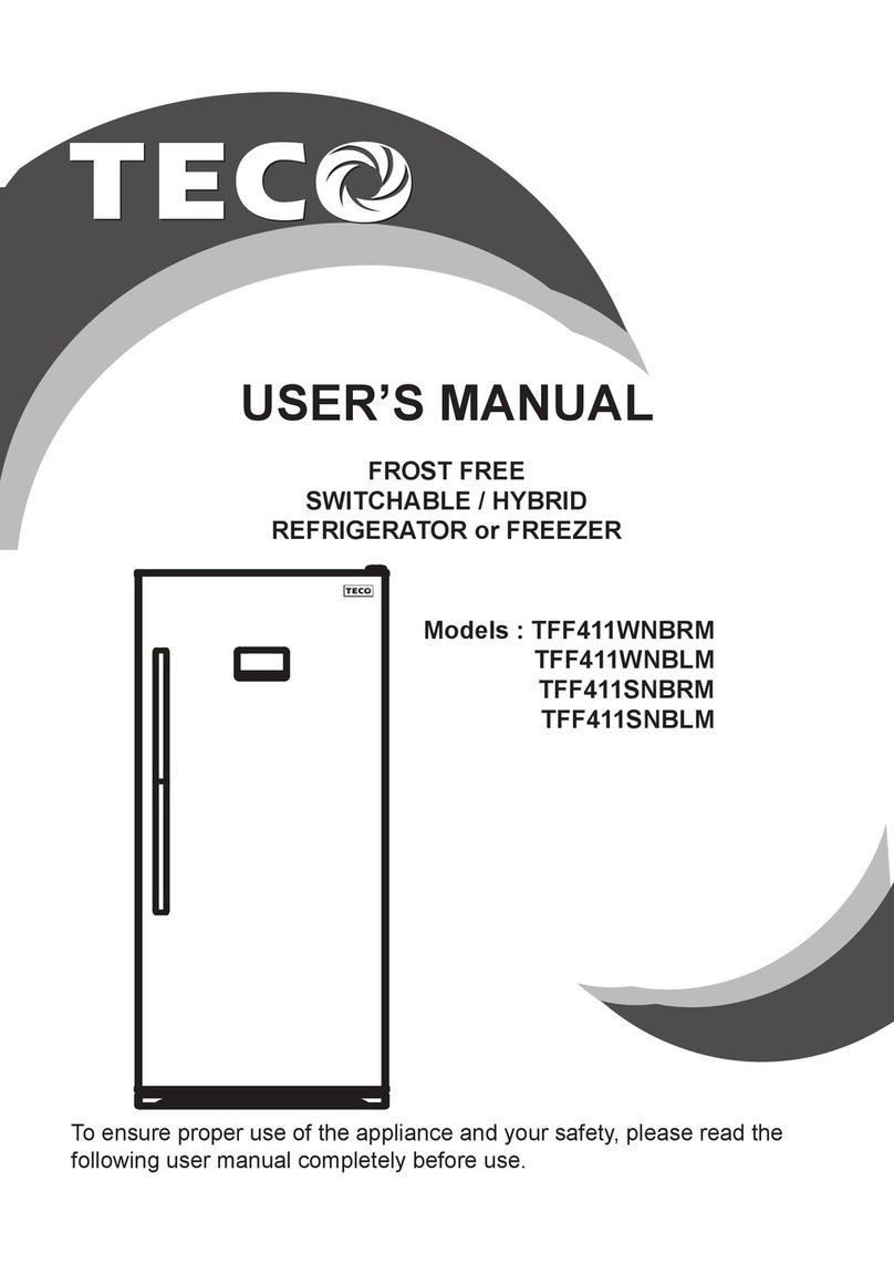 TECO TFF411WNBRM user manual