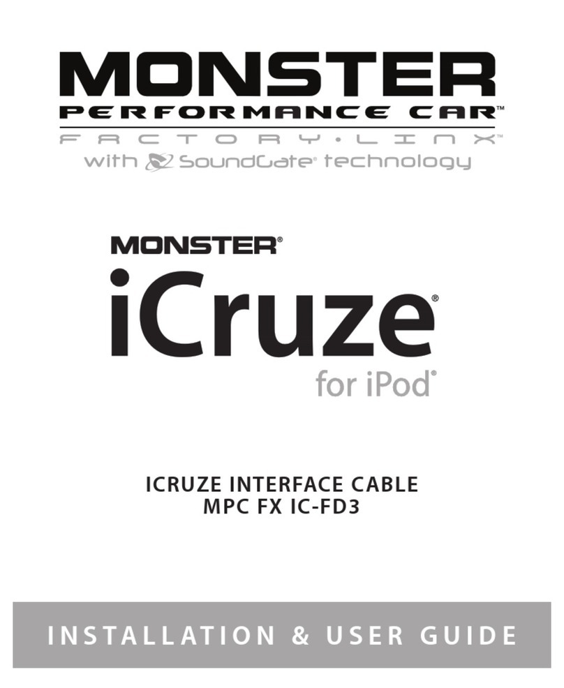 Monster iCruze MPC FX IC-FD3 Operation manual Monster iCruze MPC FX IC-FD3 Operation manual