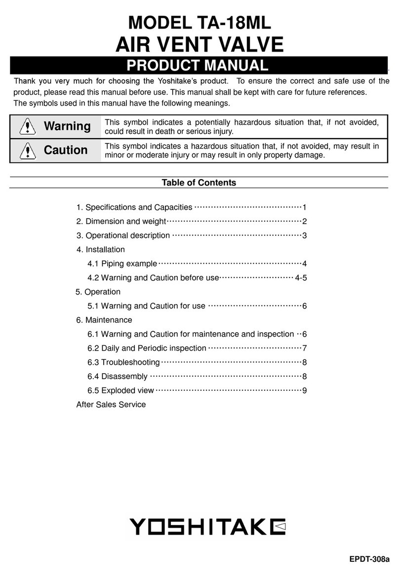 Yoshitake TA-18ML product manual