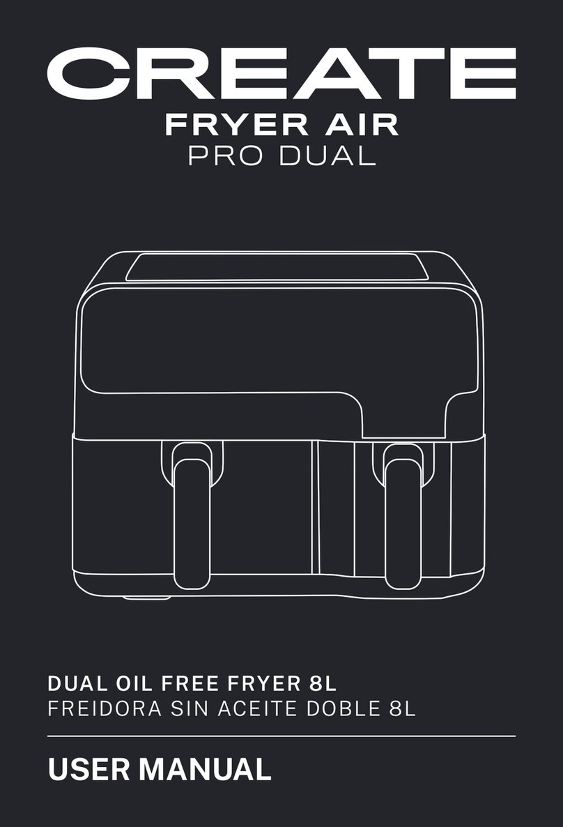 Create FRYER AIR PRO user manual