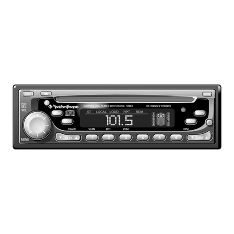 Rockford Fosgate RFX8320 Installation and operating manual