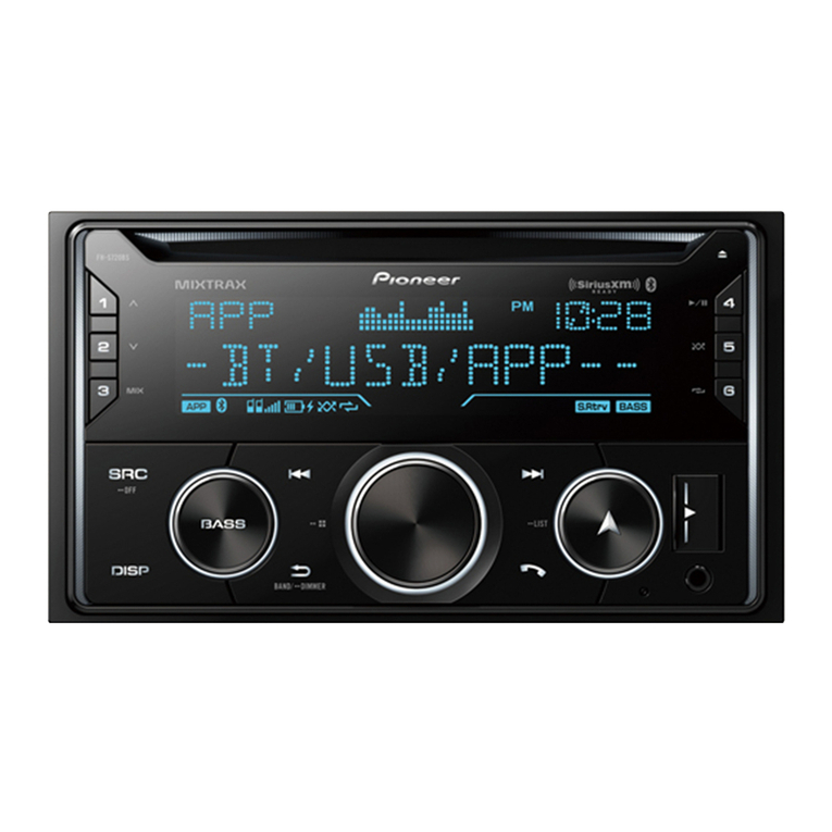 Pioneer FH-S720BS quick start guide