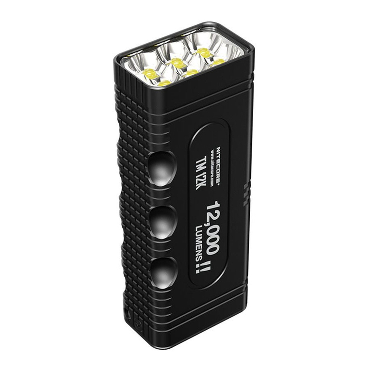 Nitecore TM12K User manual