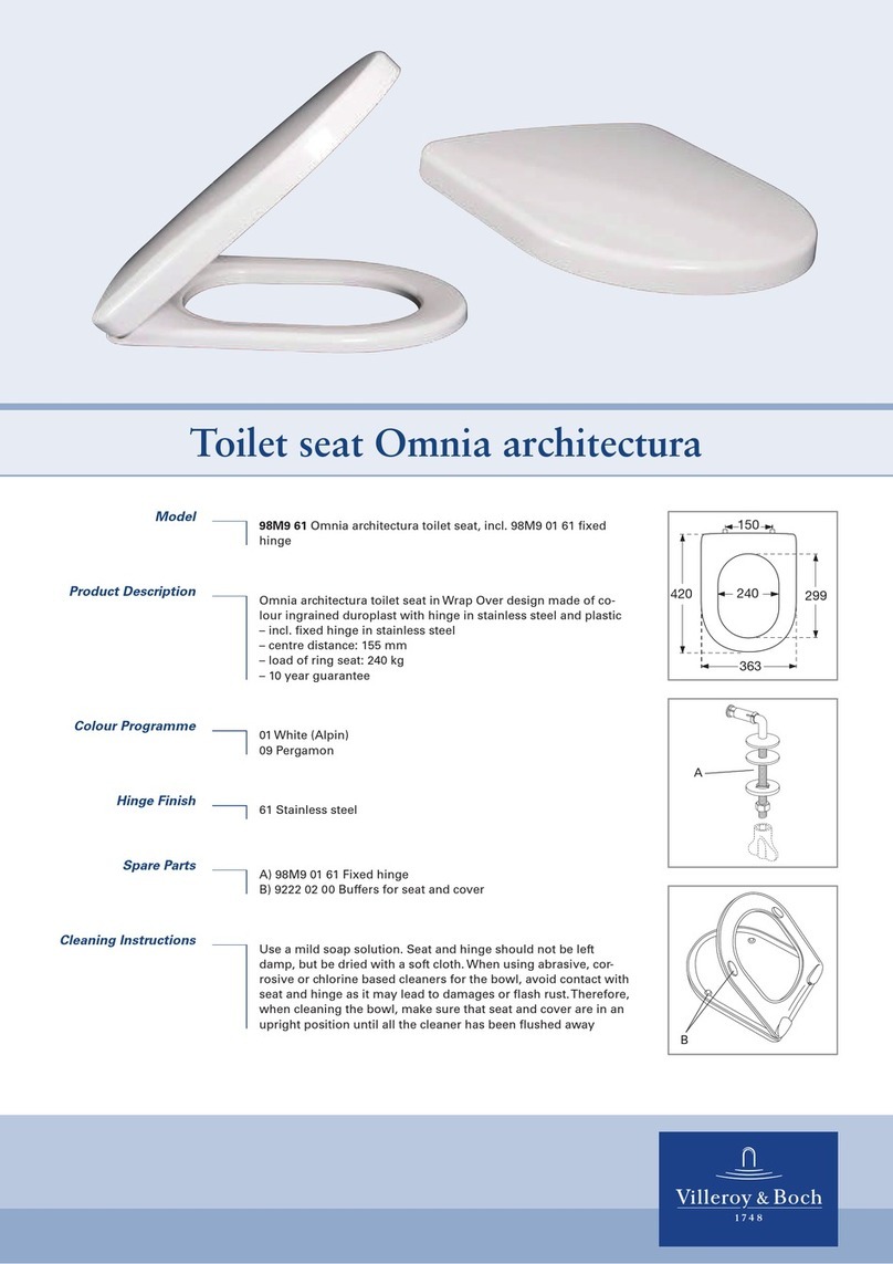 Villeroy & Boch Omnia architectura 98M9 61 User manual Villeroy & Boch Omnia architectura 98M9 61 User manual