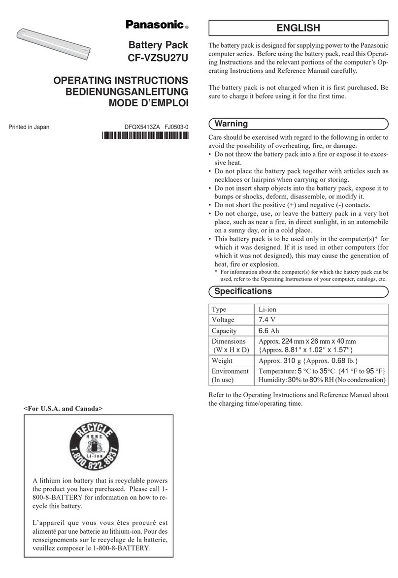 Panasonic CF-VZSU27U User manual