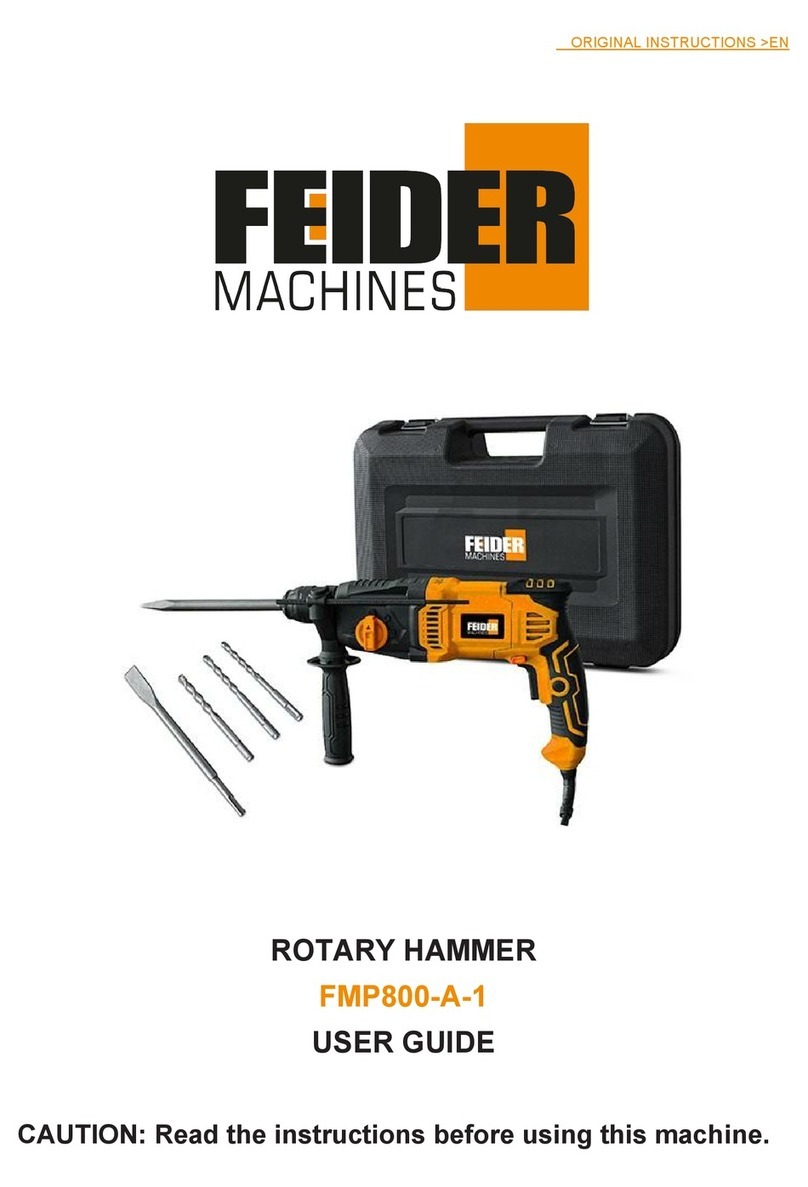 Feider Machines FMP800-A-1 user guide