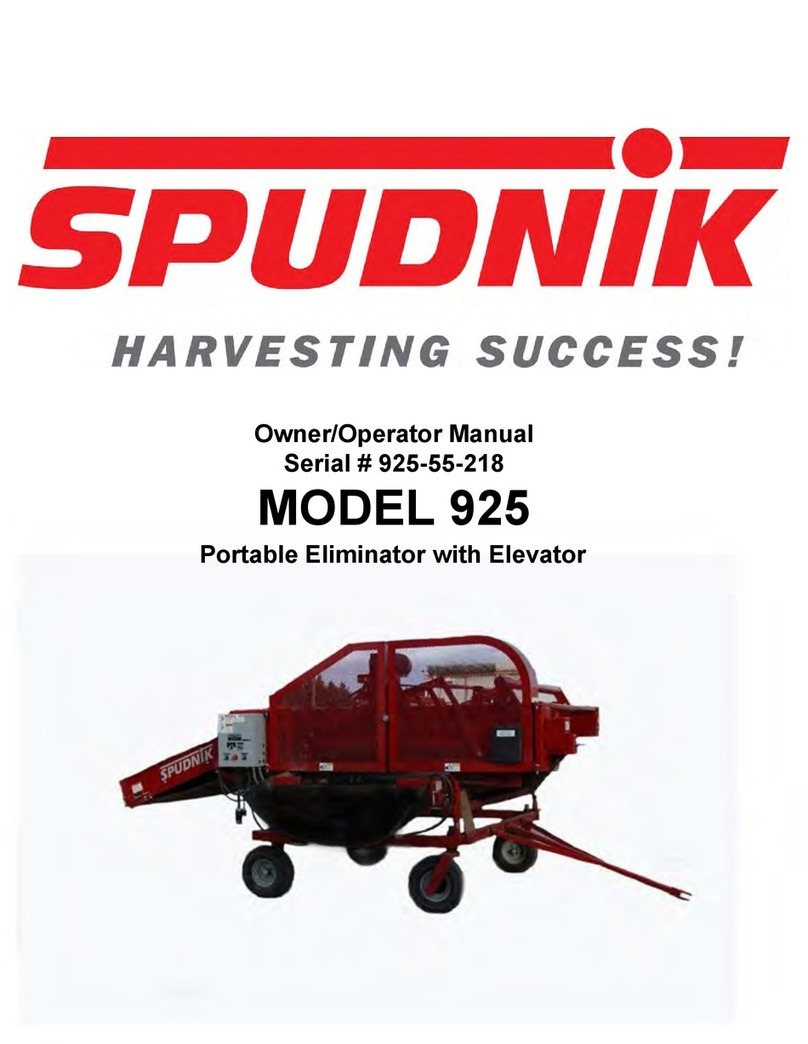Spudnik 925 Owner's/operator's manual