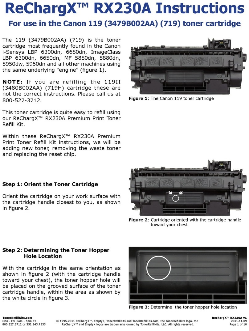 ReChargx RX230A instructions