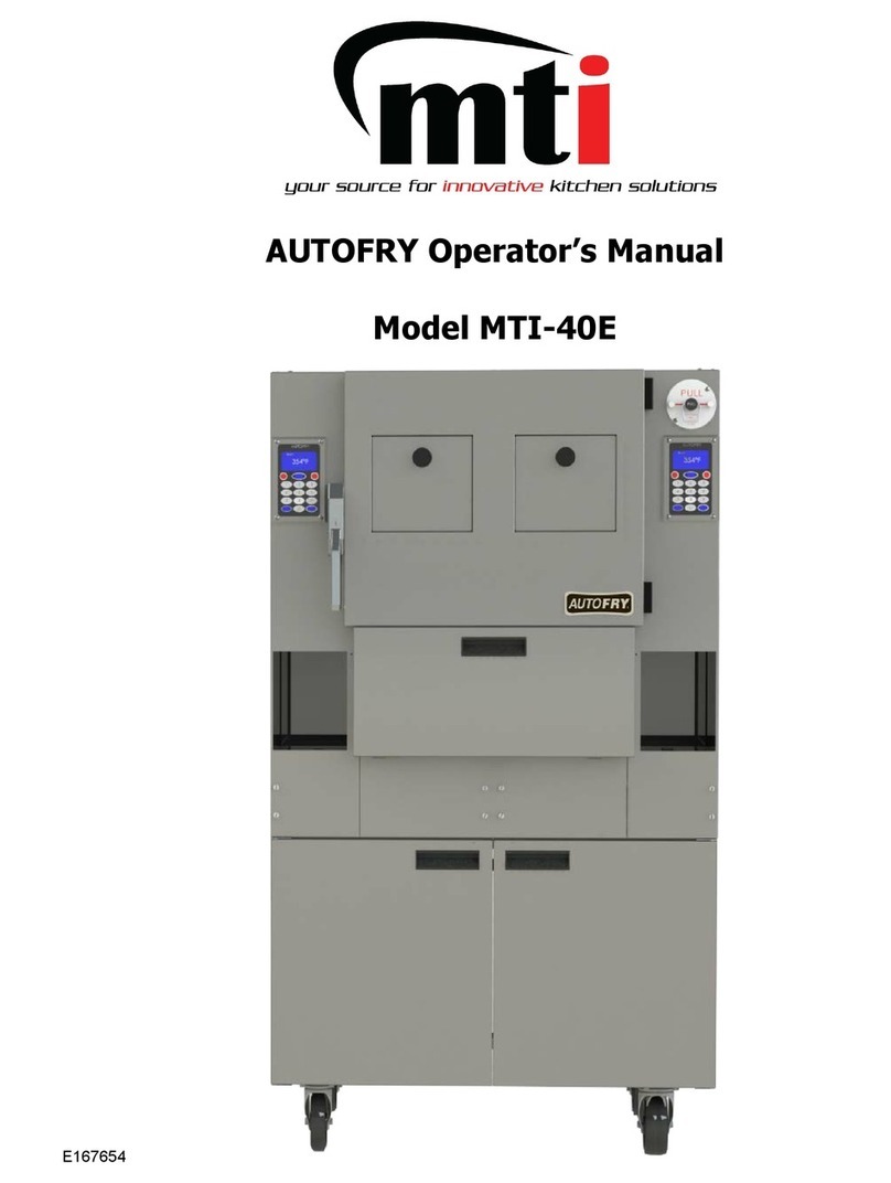 M-TI AUTOFRY MTI-40E User manual