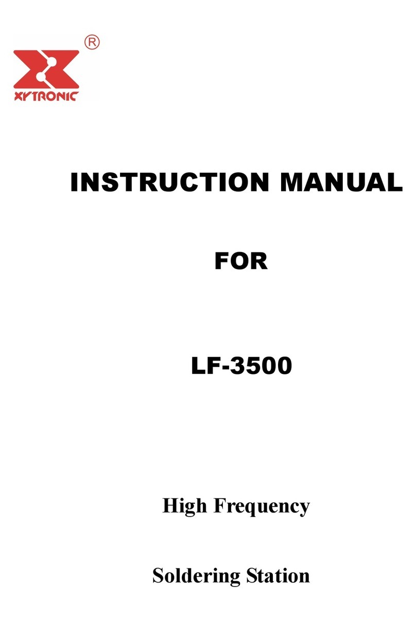 Xytronic LF-3500 instruction manual