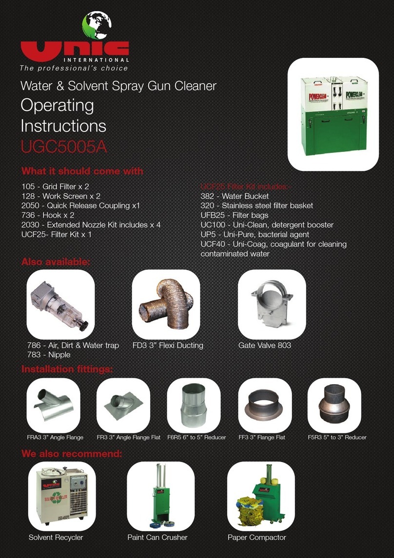 Unic UGC5005A operating instructions