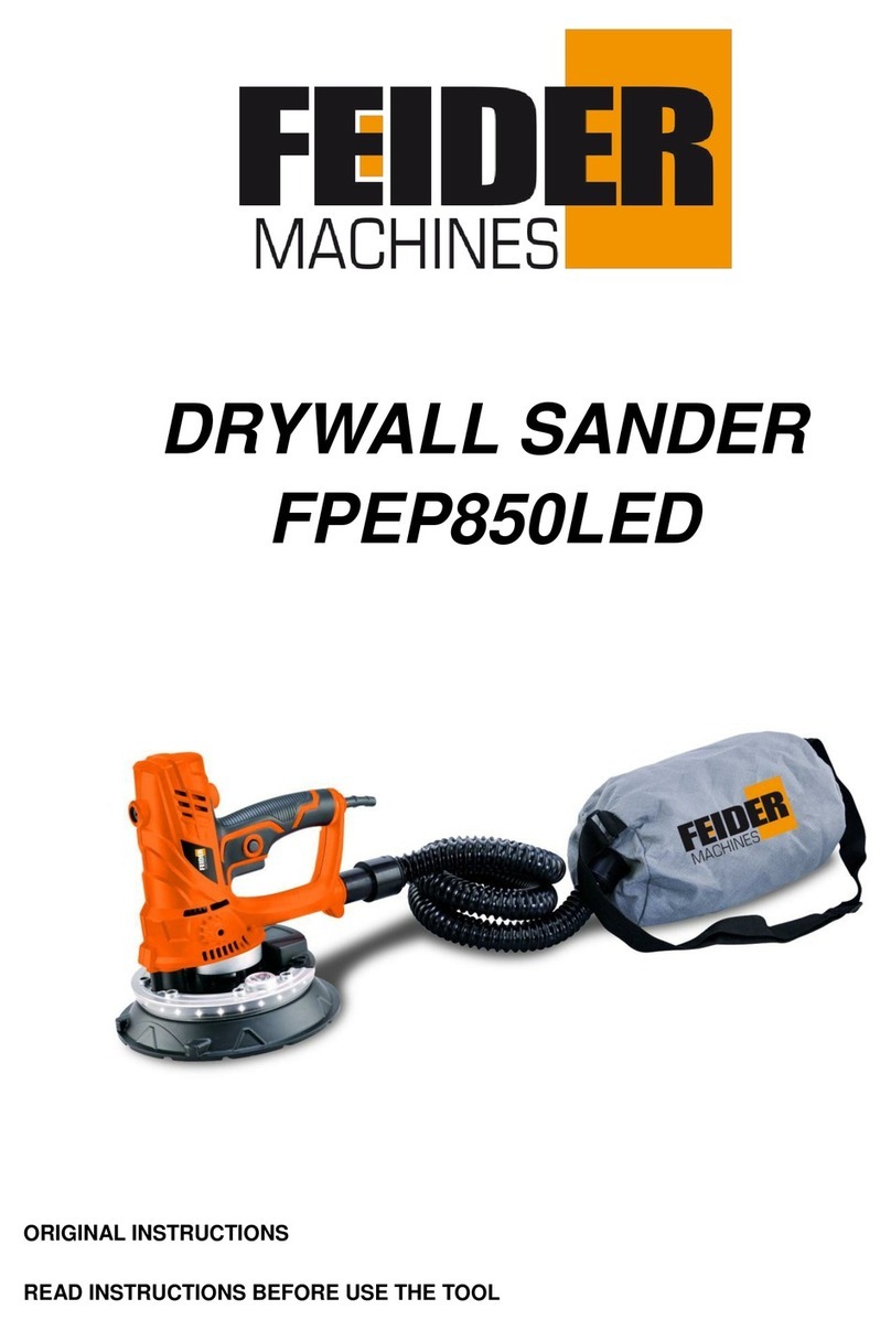 Feider Machines FPEP850LED Original instructions