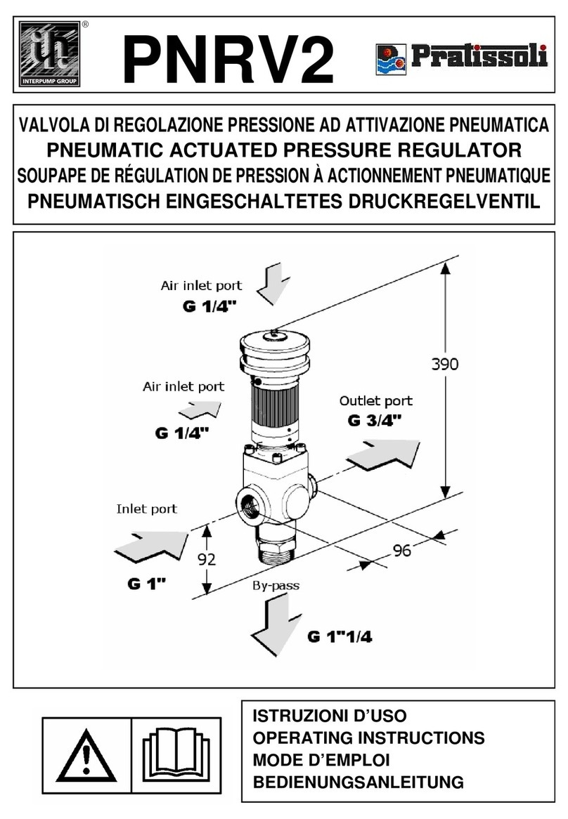 Interpump Pratissoli PNRV2 operating instructions