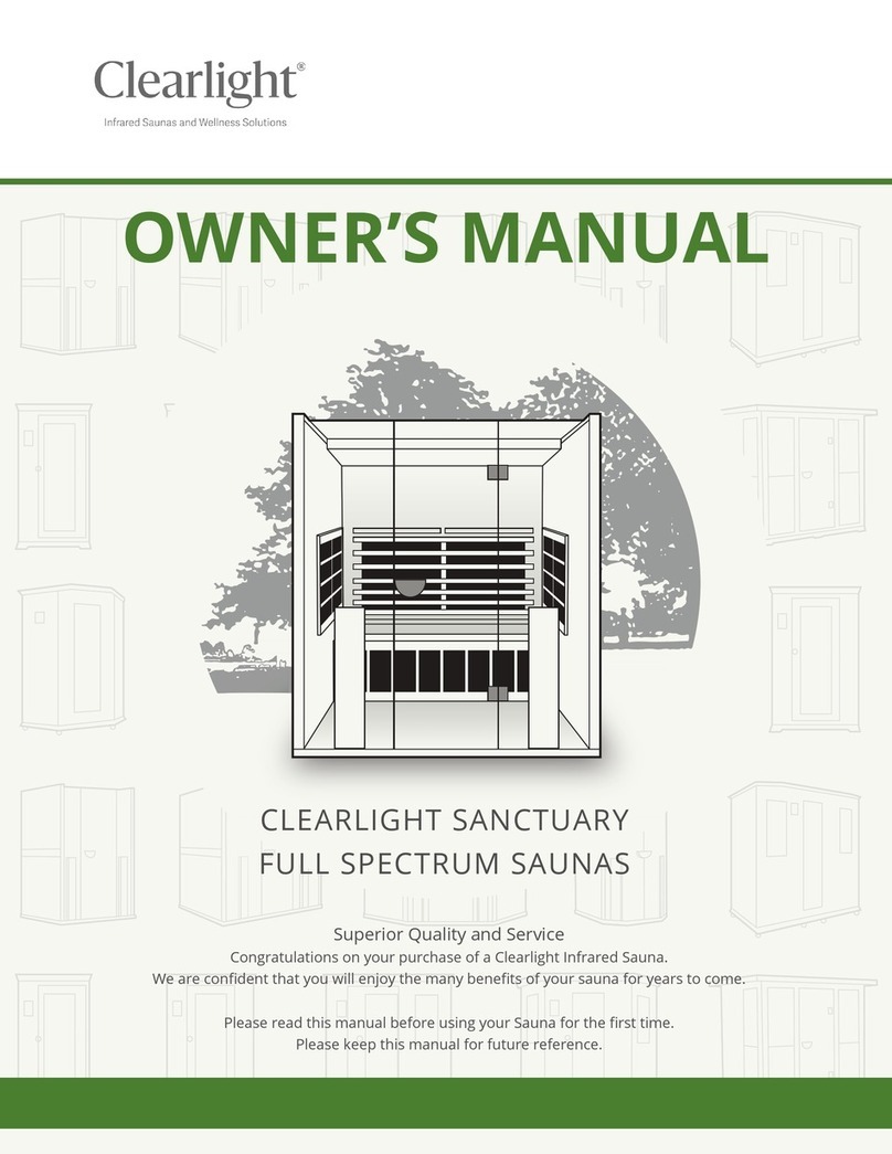 Clearlight SANCTUARY owner's manual