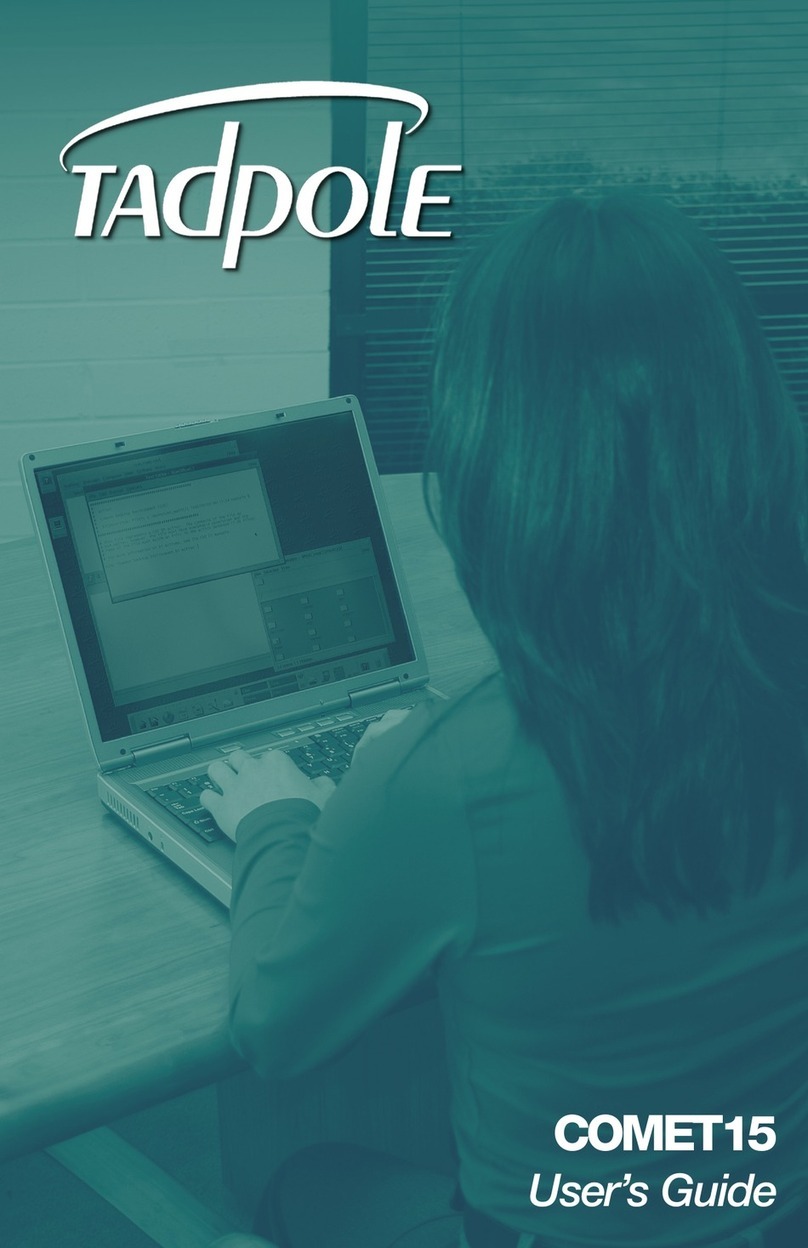 Tadpole COMET15 User manual