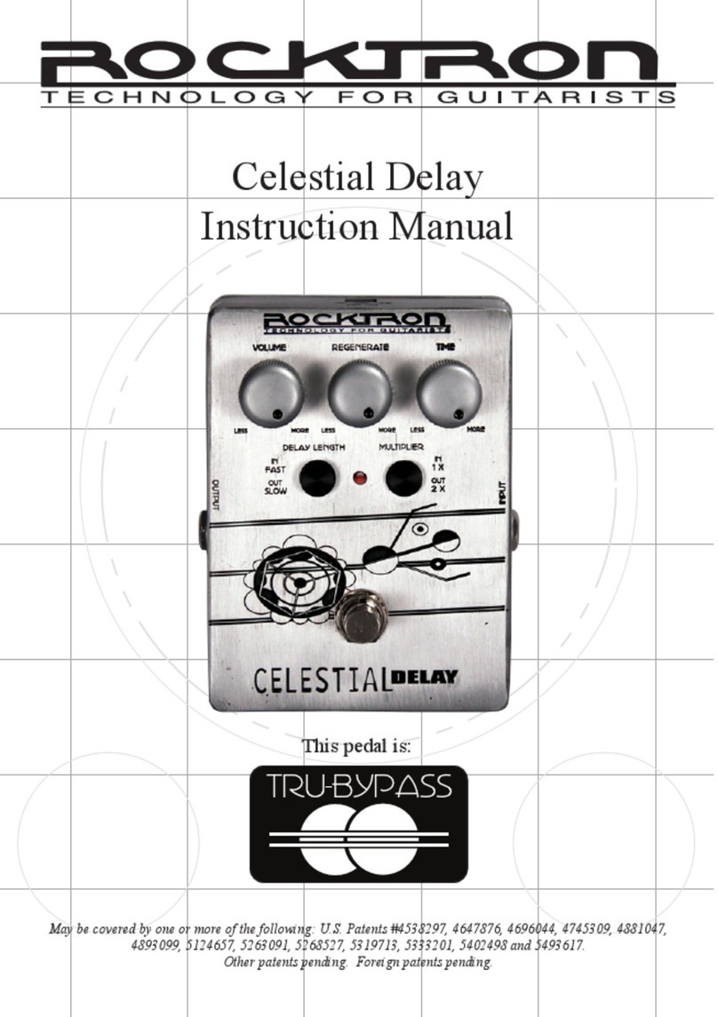 Rocktron Celestial Delay instruction manual