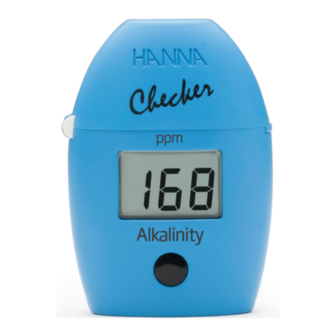 Hanna Instruments Alkalinity HI775 User manual