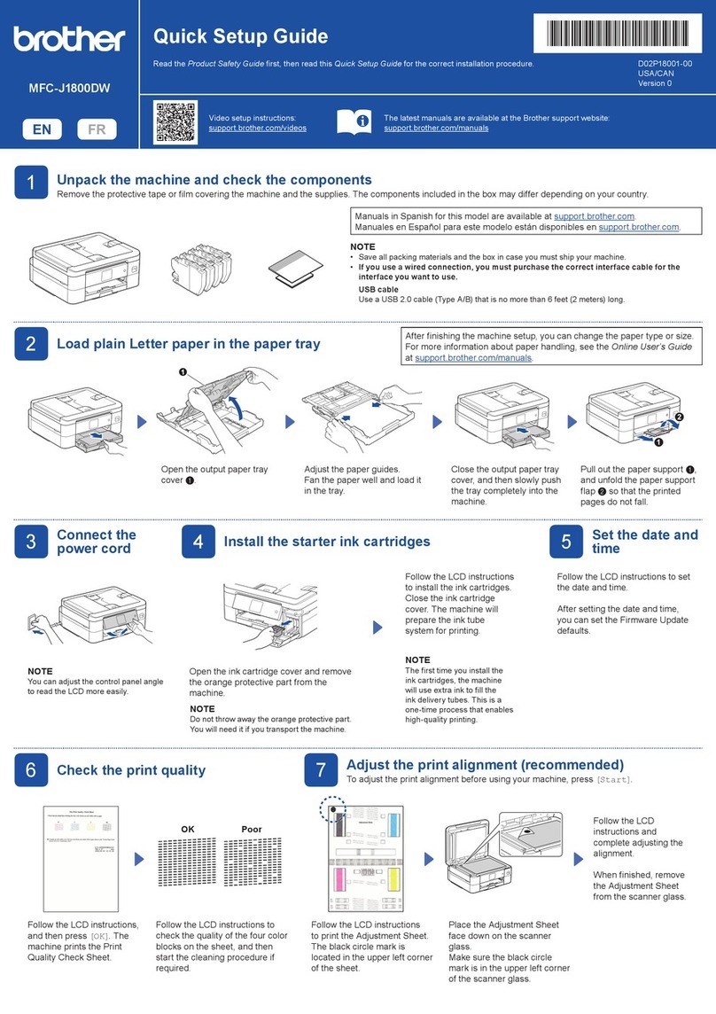 Brother MFC-J1800DW User manual