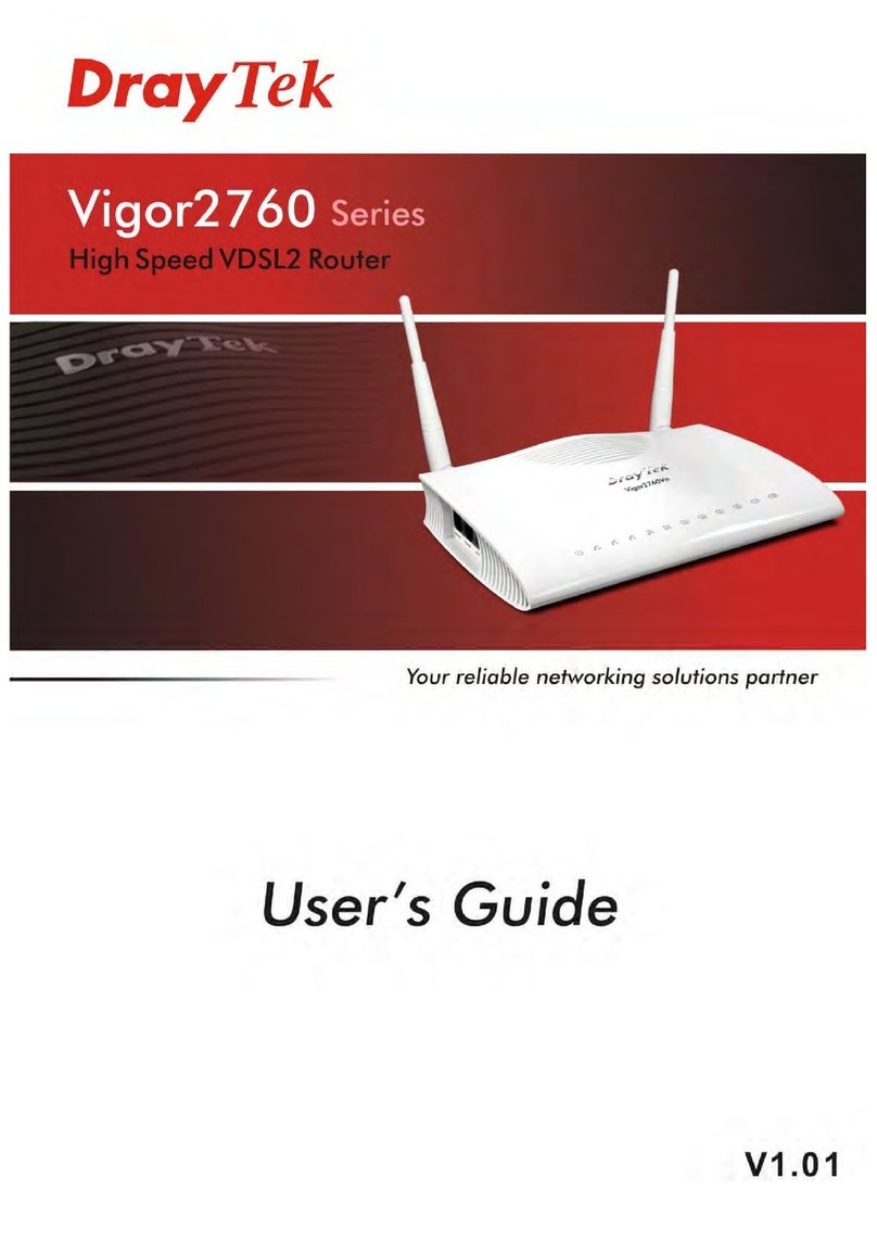 Draytek Vigor2760 User manual