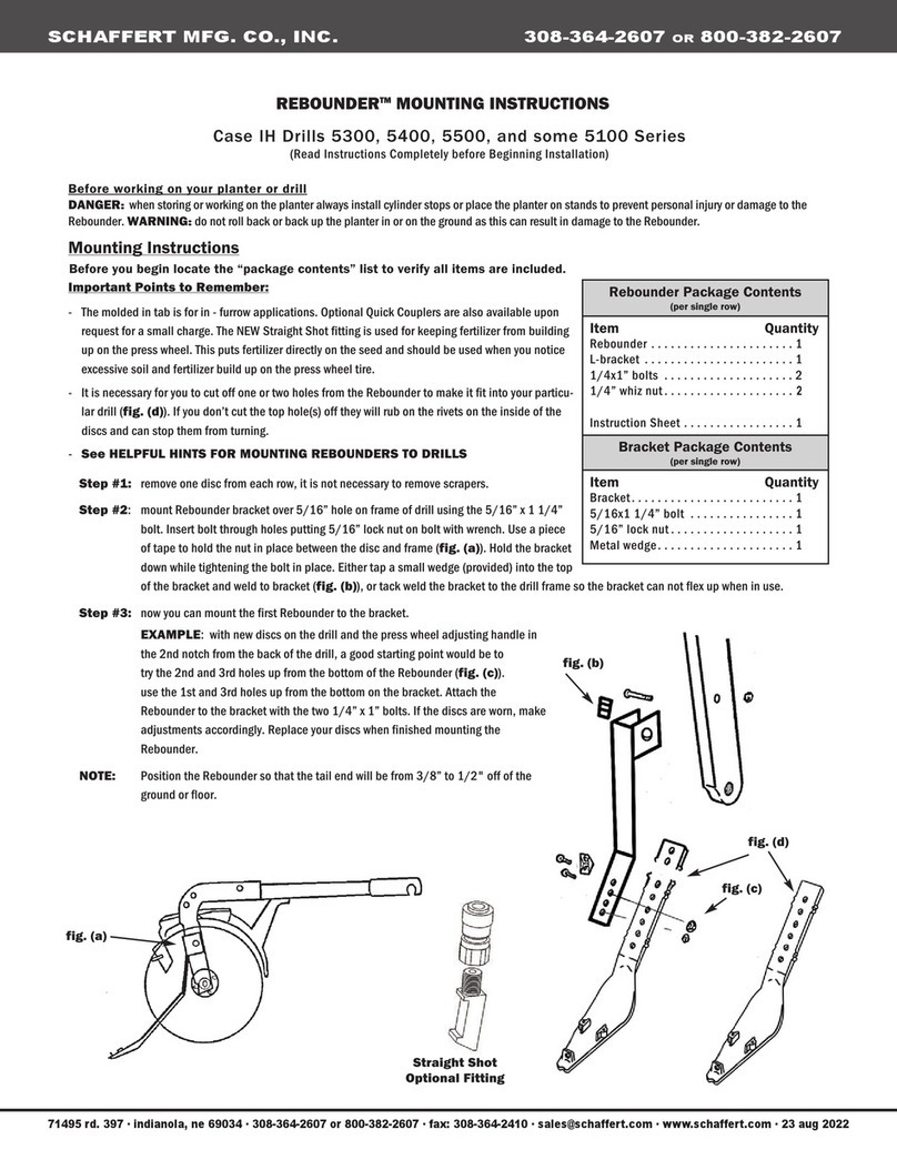 Schaffert 5100 Series User manual