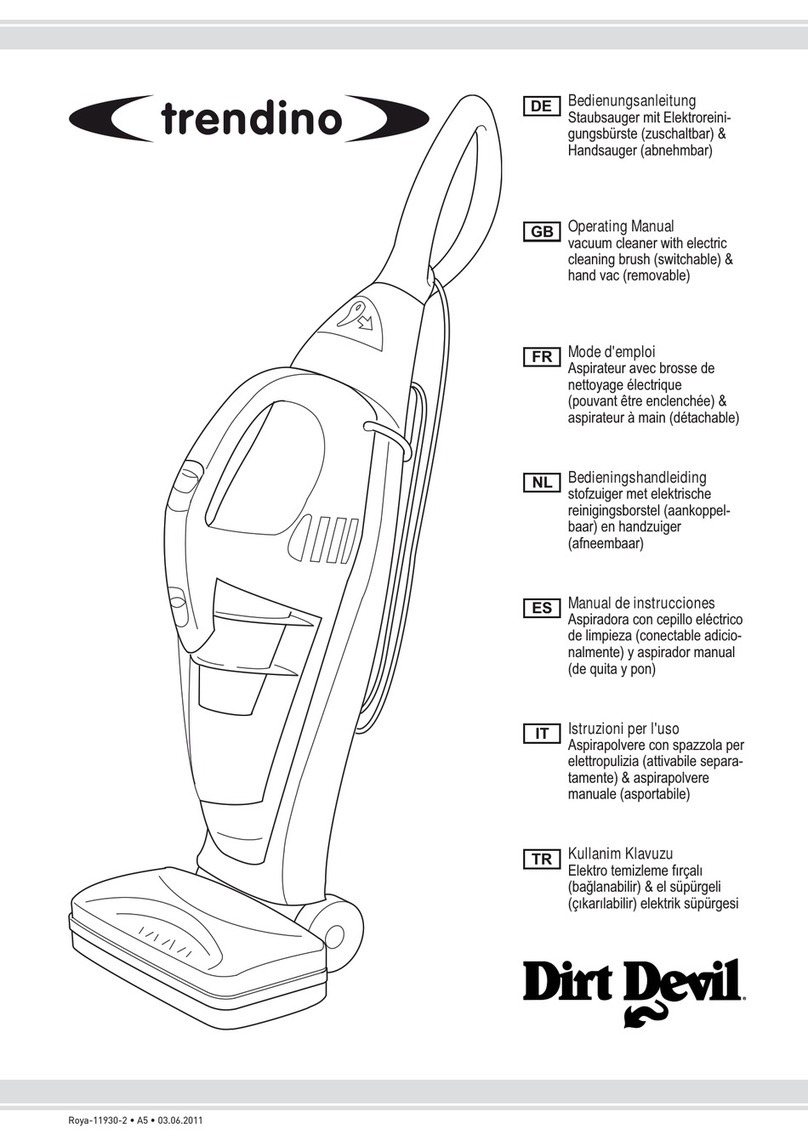 Dirt Devil Trendino User manual