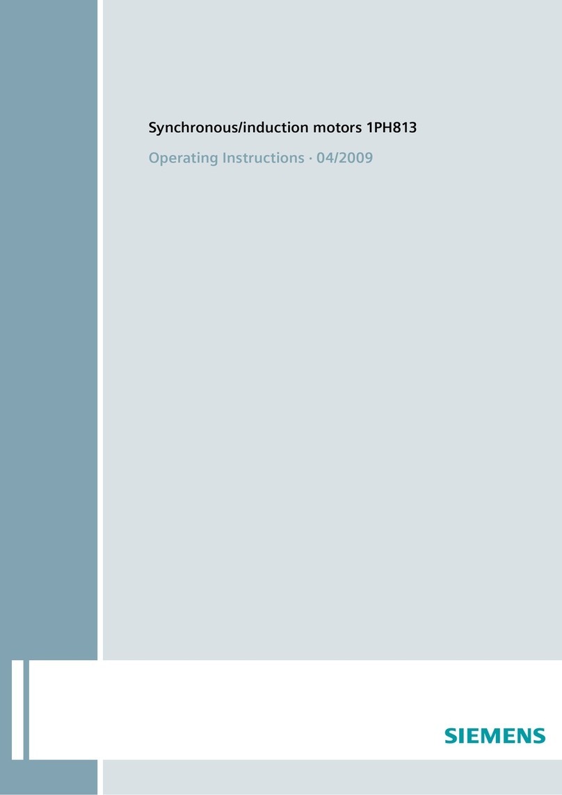 Siemens 1PH813 User manual Siemens 1PH813 User manual