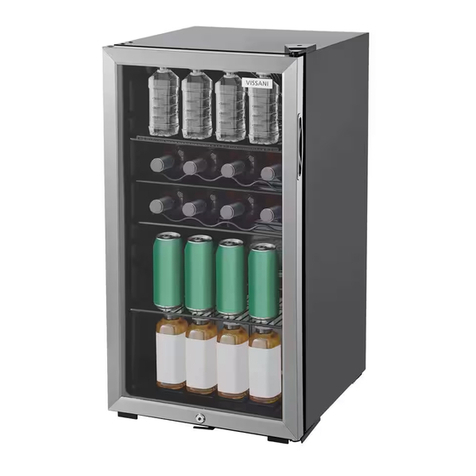 Vissani VXBC310BSSL Use and care guide