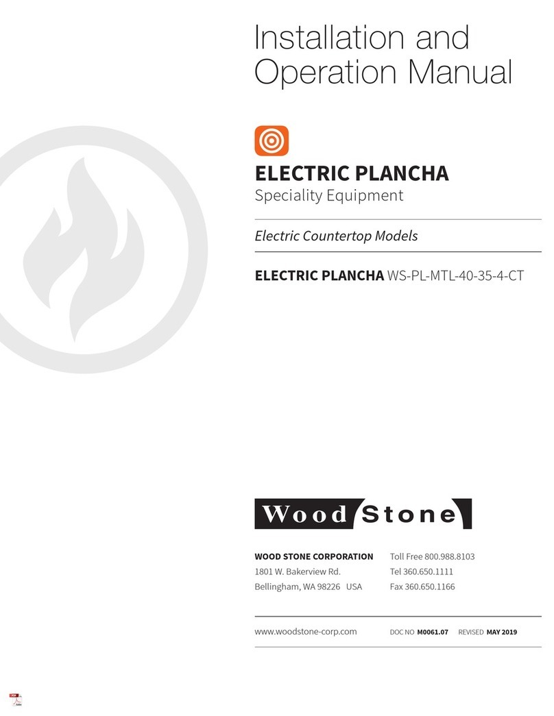 Wood Stone WS-PL-MTL-40-35-4-C Installation and operation manual Wood Stone WS-PL-MTL-40-35-4-C Installation and operation manual