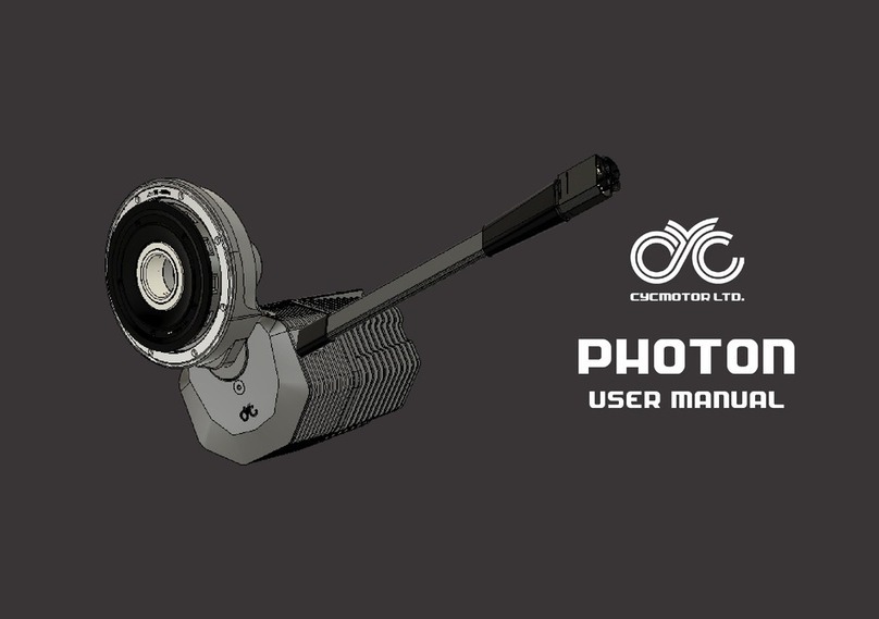 CYCMOTOR PHOTON User manual CYCMOTOR PHOTON User manual