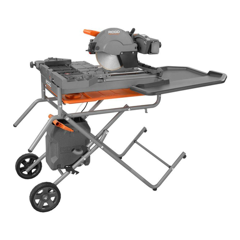 RIDGID R4091 Installation and operating instructions