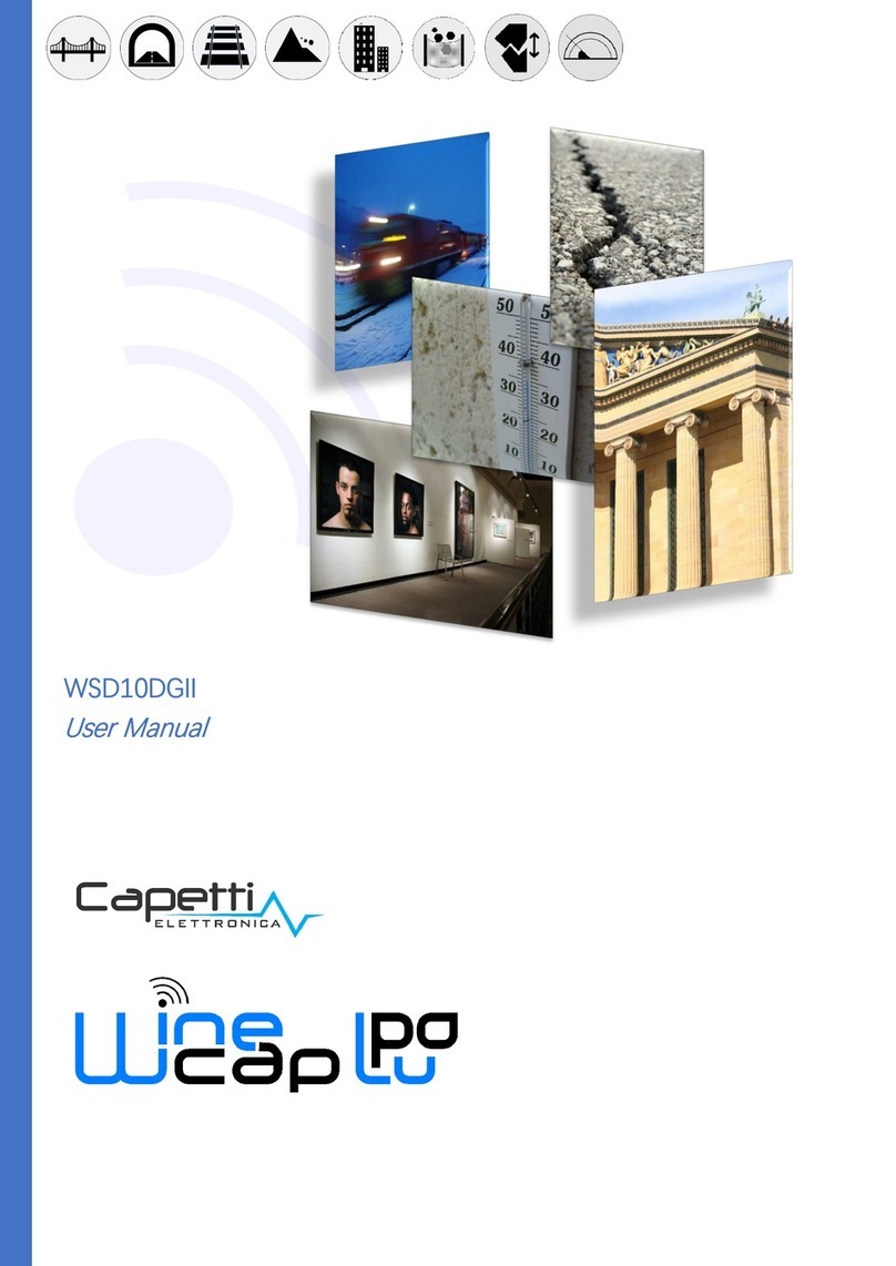 Capetti Elettronica WSD10DGII User manual