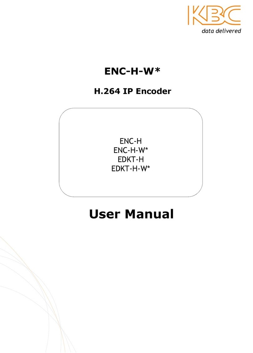 KBC ENC-H-W Series User manual