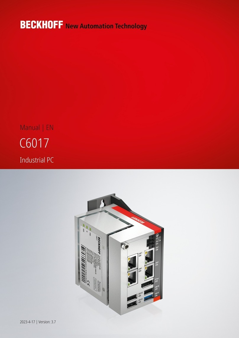 Beckhoff C6017 User manual