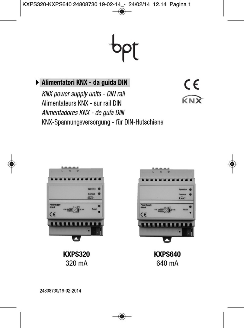 Bpt KXPS320 User manual