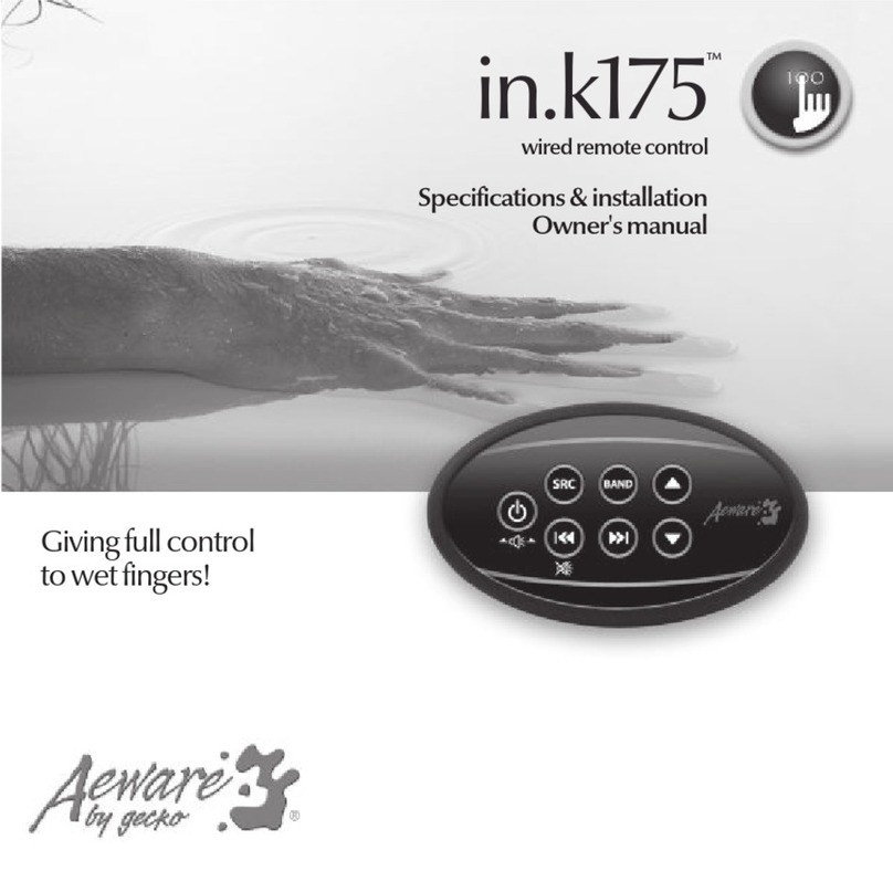 Gecko in.k175 Aeware Operating instructions