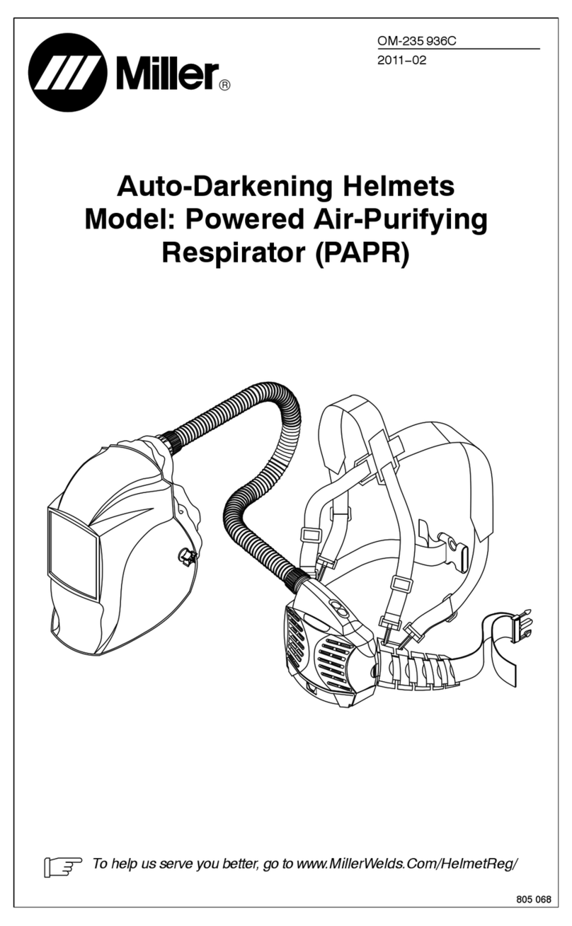 Miller Powered Air-Purifying Respirator User manual