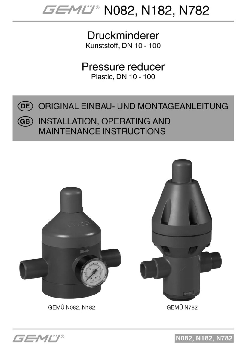 GEM N082 Installation, Operating and Maintenance Instruction