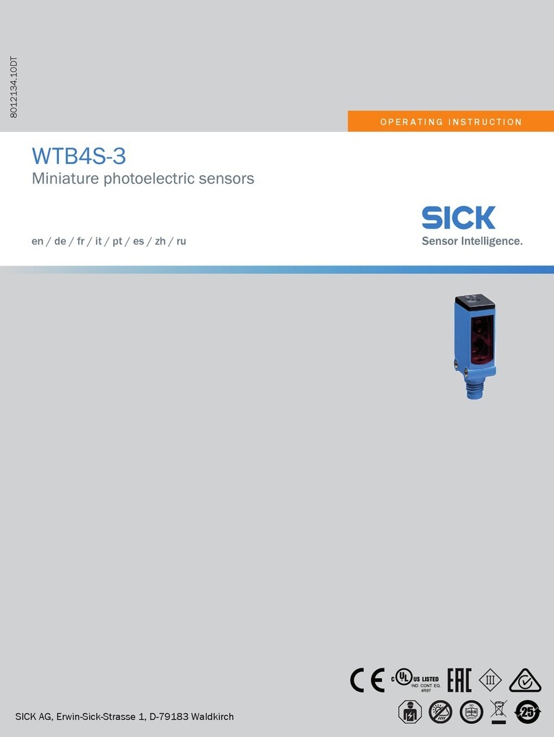 SICK WTB4S-3 User manual