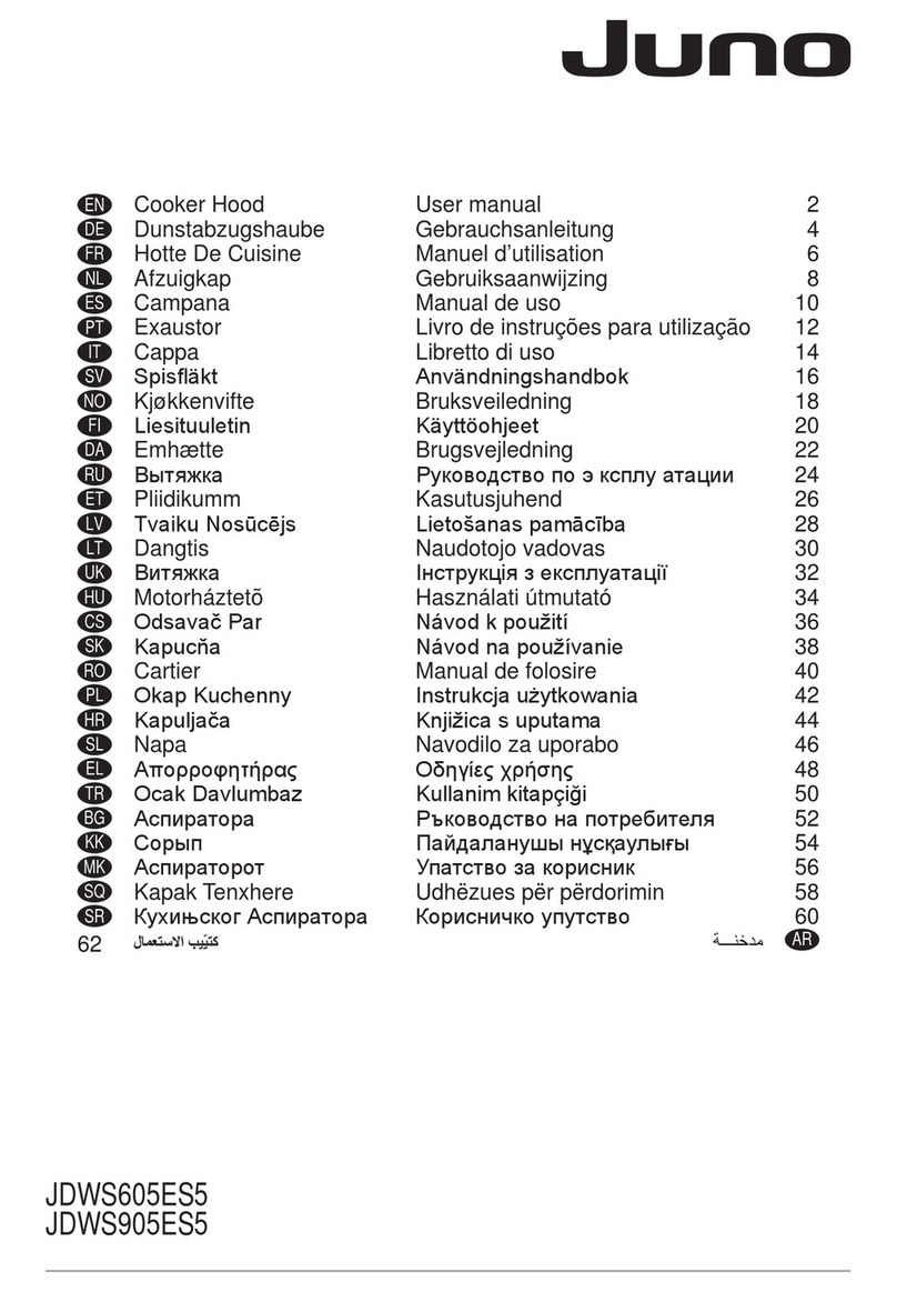 JUNO JDWS605ES5 User manual