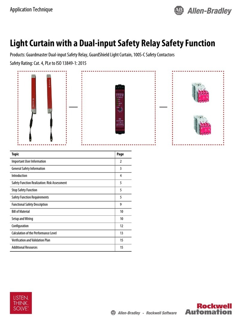 Rockwell Automation Allen-Bradley Guardmaster Dual-Input Safety... User guide
